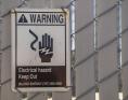 electrical hazard sign